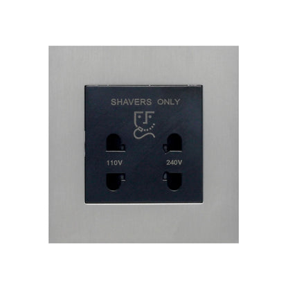 Shaver Socket – Stainless Steel