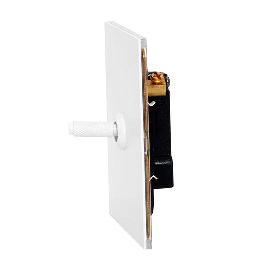 Door Bell Switch – Knurled Toggle – Stainless Steel / Copper