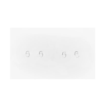 4 Gang 2 Way Switch (148) – Plain Toggle – Stainless Steel / Copper