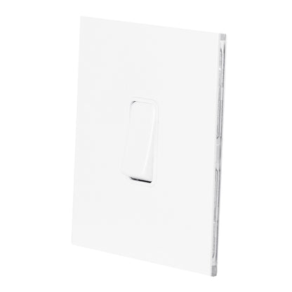 1 Gang 2 Way Switch – Rocker Button – Stainless Steel