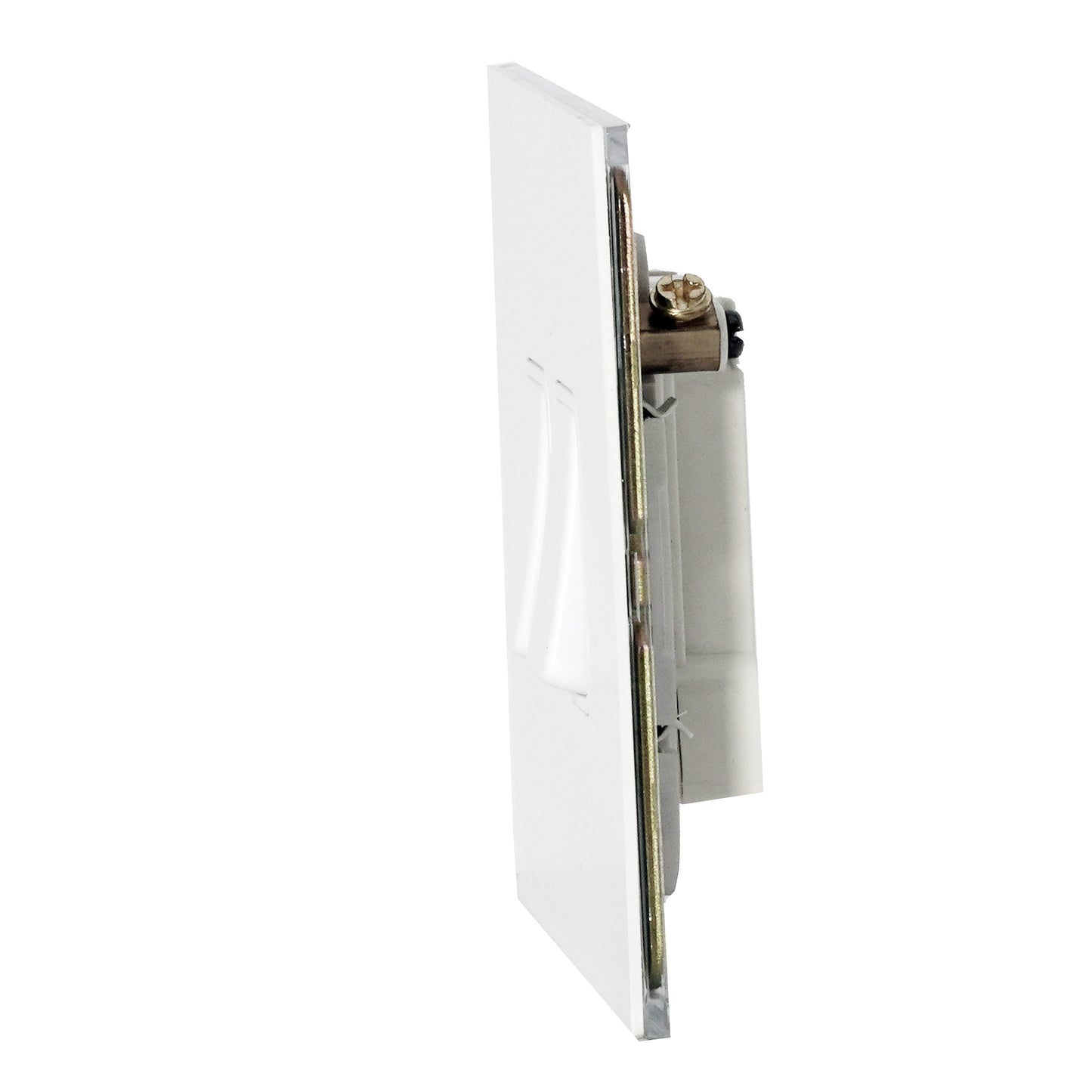 2 Gang 2 Way Switch – Rocker Button – Stainless Steel