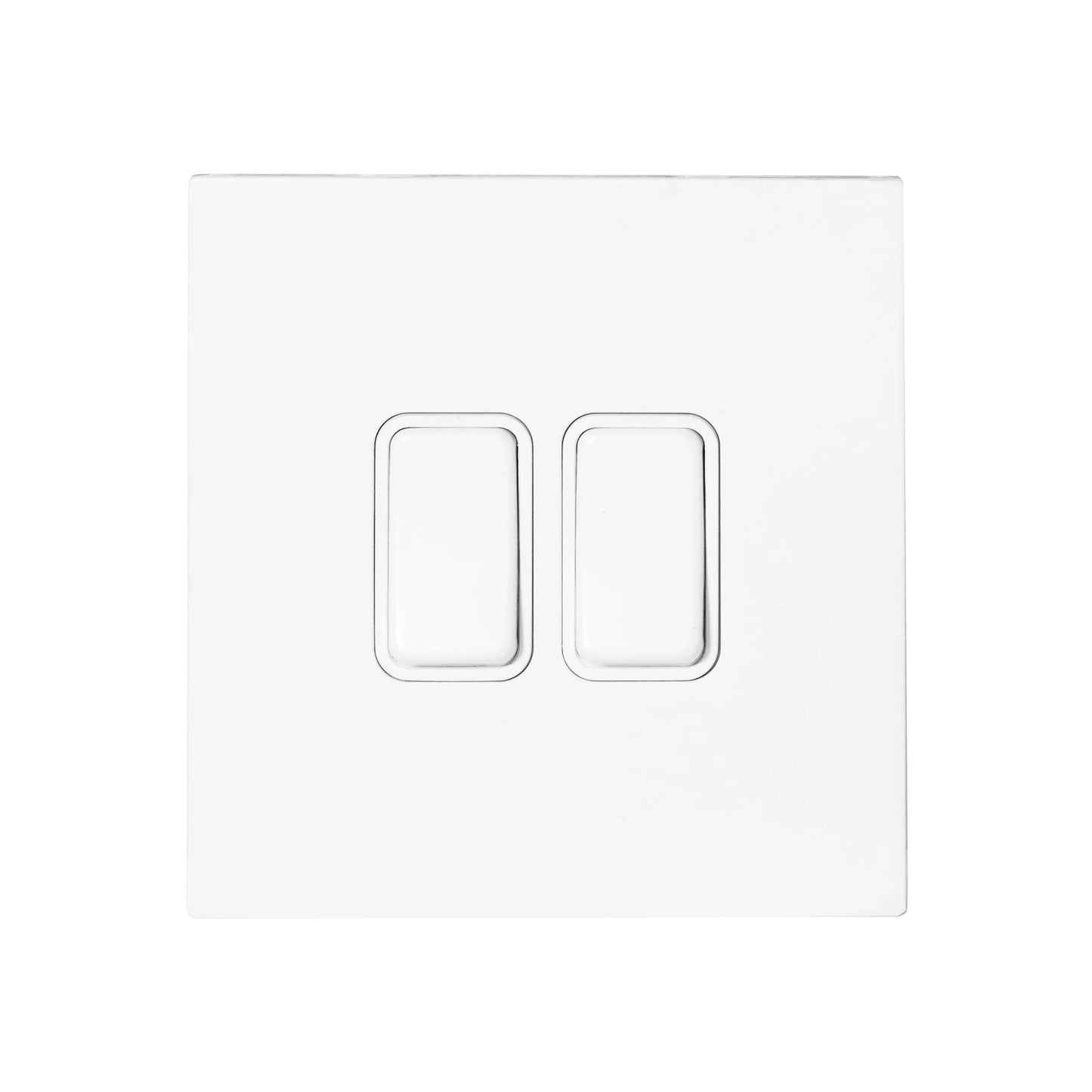 2 Gang Intermediate Switch - Rocker Button Stainless Steel