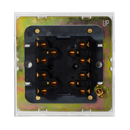 4 Gang 2 Way Switch (86) – Rocker Button – Stainless Steel