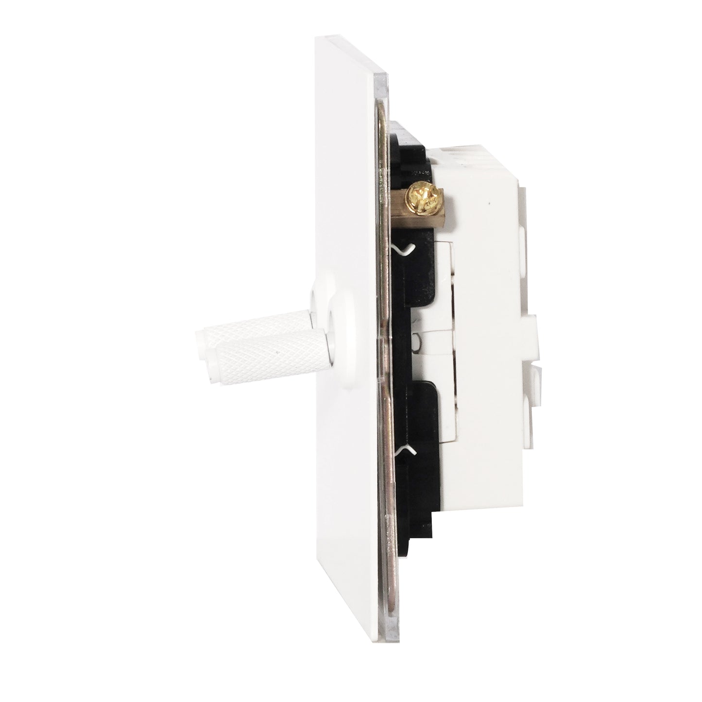 2 Gang Intermediate Switch – Knurled Toggle – Stainless Steel / Copper