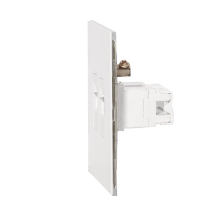 Double Computer Socket – Stainless Steel