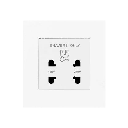 Shaver Socket – Stainless Steel