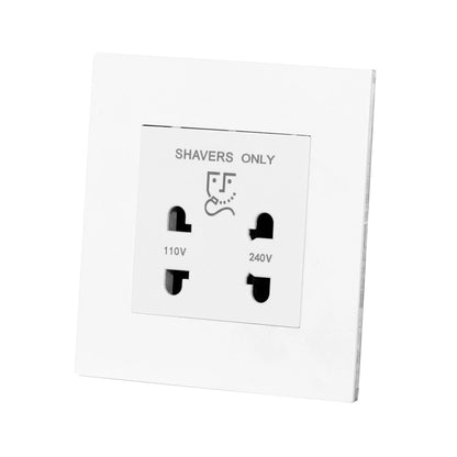 Shaver Socket – Stainless Steel