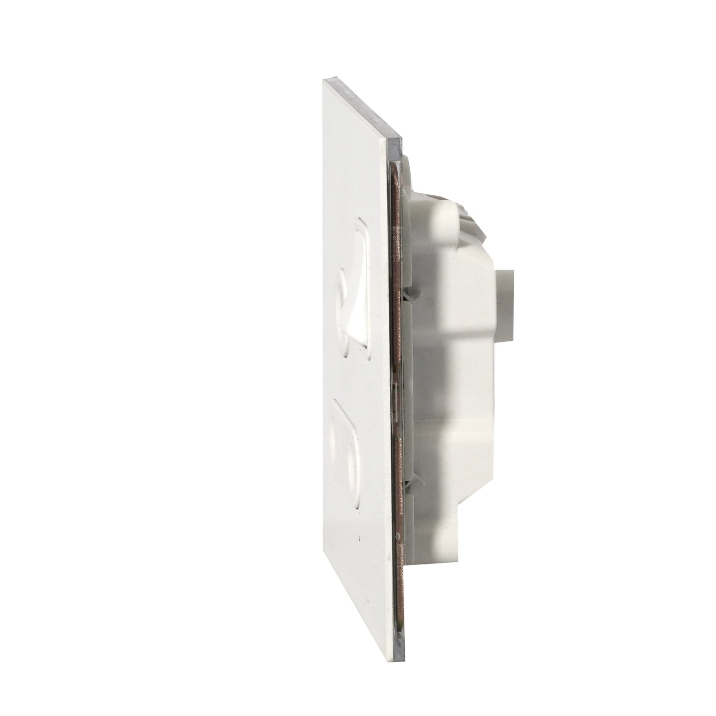 Single UK Socket 13A – On/Off – Stainless Steel