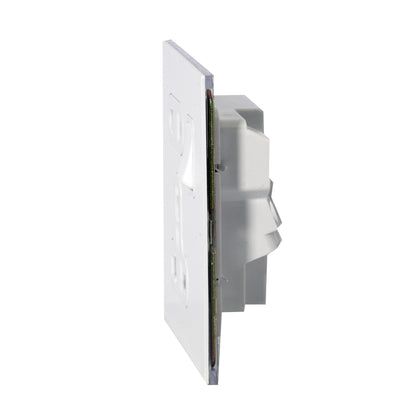 Single 5-Pin Socket 13A – On/Off – Stainless Steel