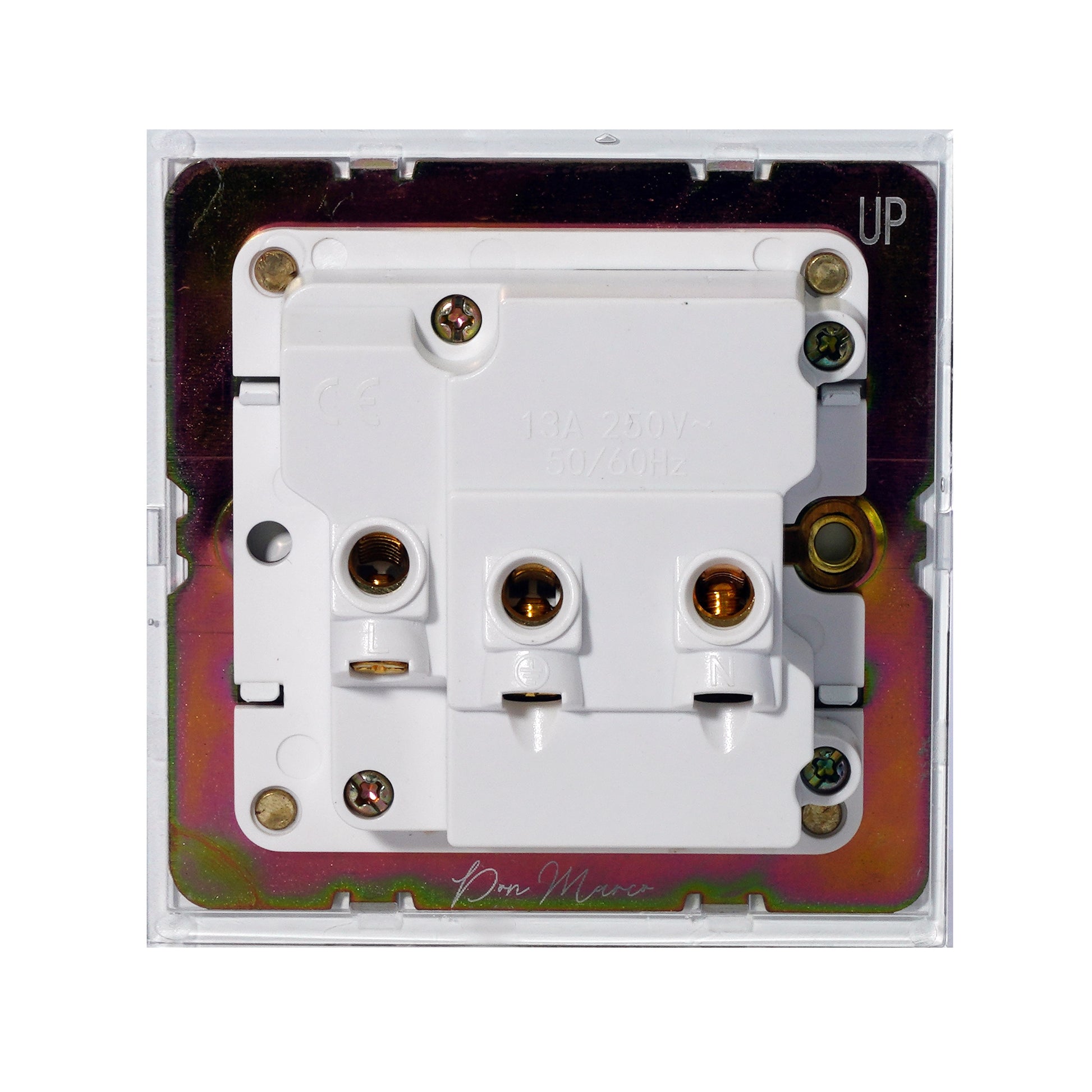 Single 5-Pin Socket 13A – On/Off – Stainless Steel – DonMarco ...