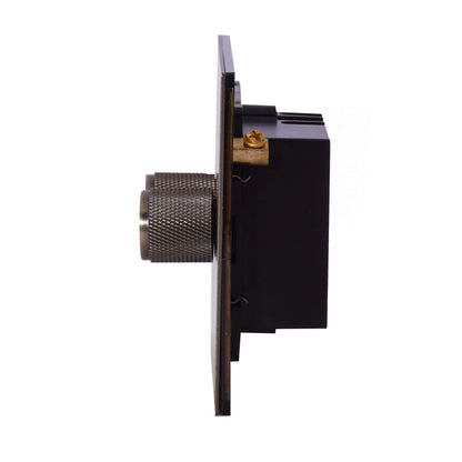 Double Light Dimmer – 2 x 500W Each – Stainless Steel