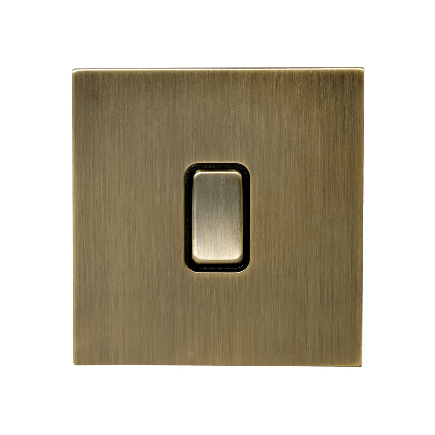 1 Gang Intermediate Switch – Plain Toggle – Stainless Steel / Copper
