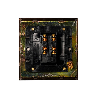 1 Gang Intermediate Switch – Plain Toggle – Stainless Steel / Copper