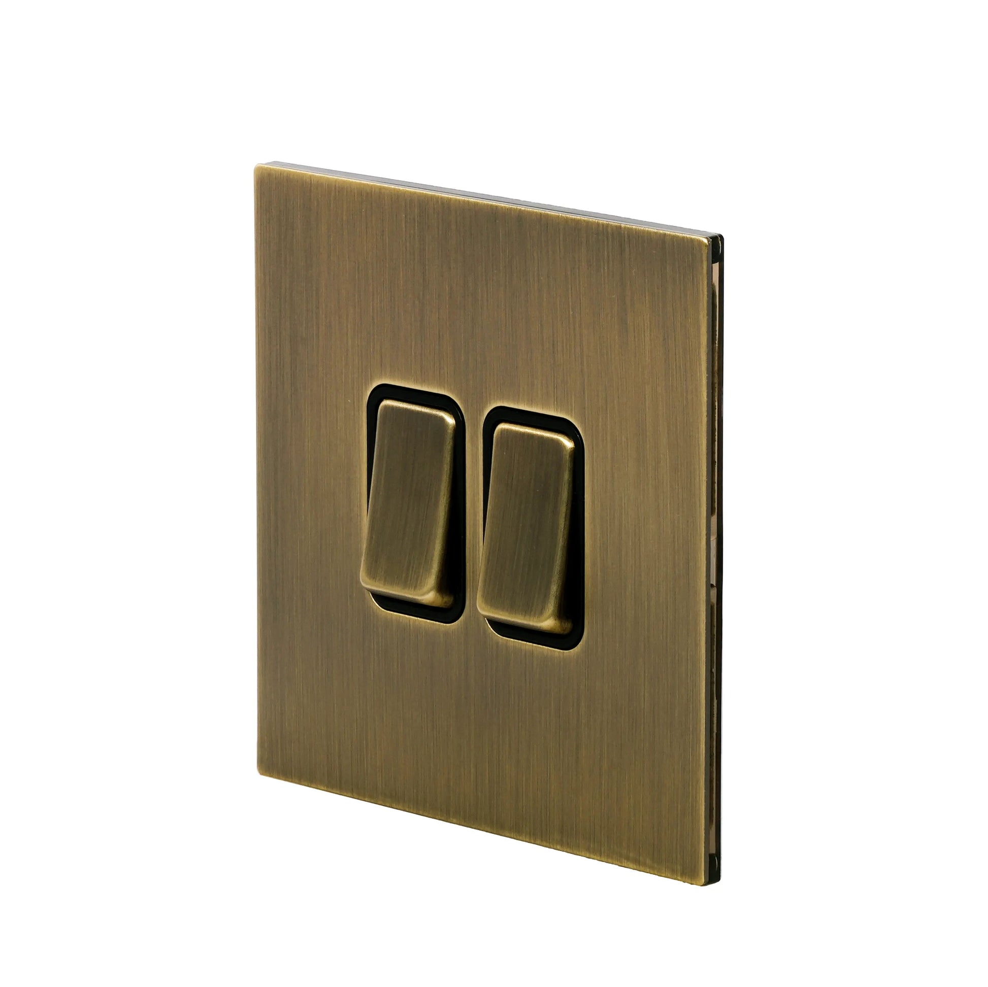 2 Gang 2 Way Switch – Rocker Button – Stainless Steel – DonMarco ...