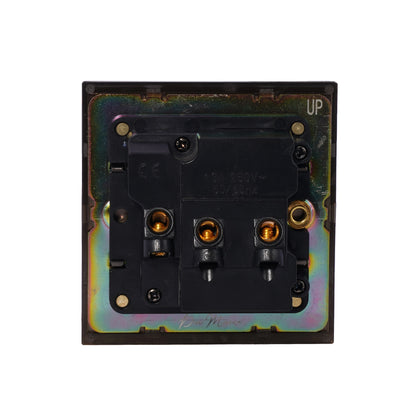 Single 5-Pin Socket 13A – On/Off – Stainless Steel