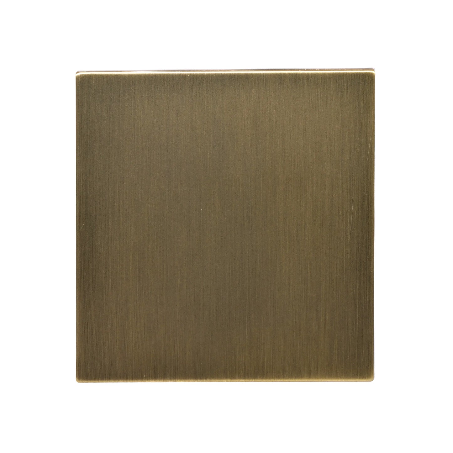 Blank Plate 3×3 – Stainless Steel