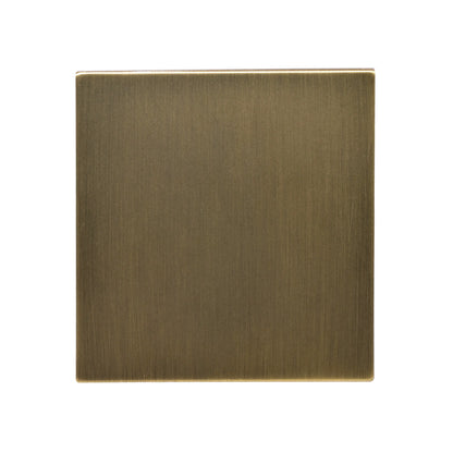 Blank Plate 3×3 – Stainless Steel