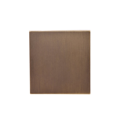 Blank Plate 3×3 – Stainless Steel