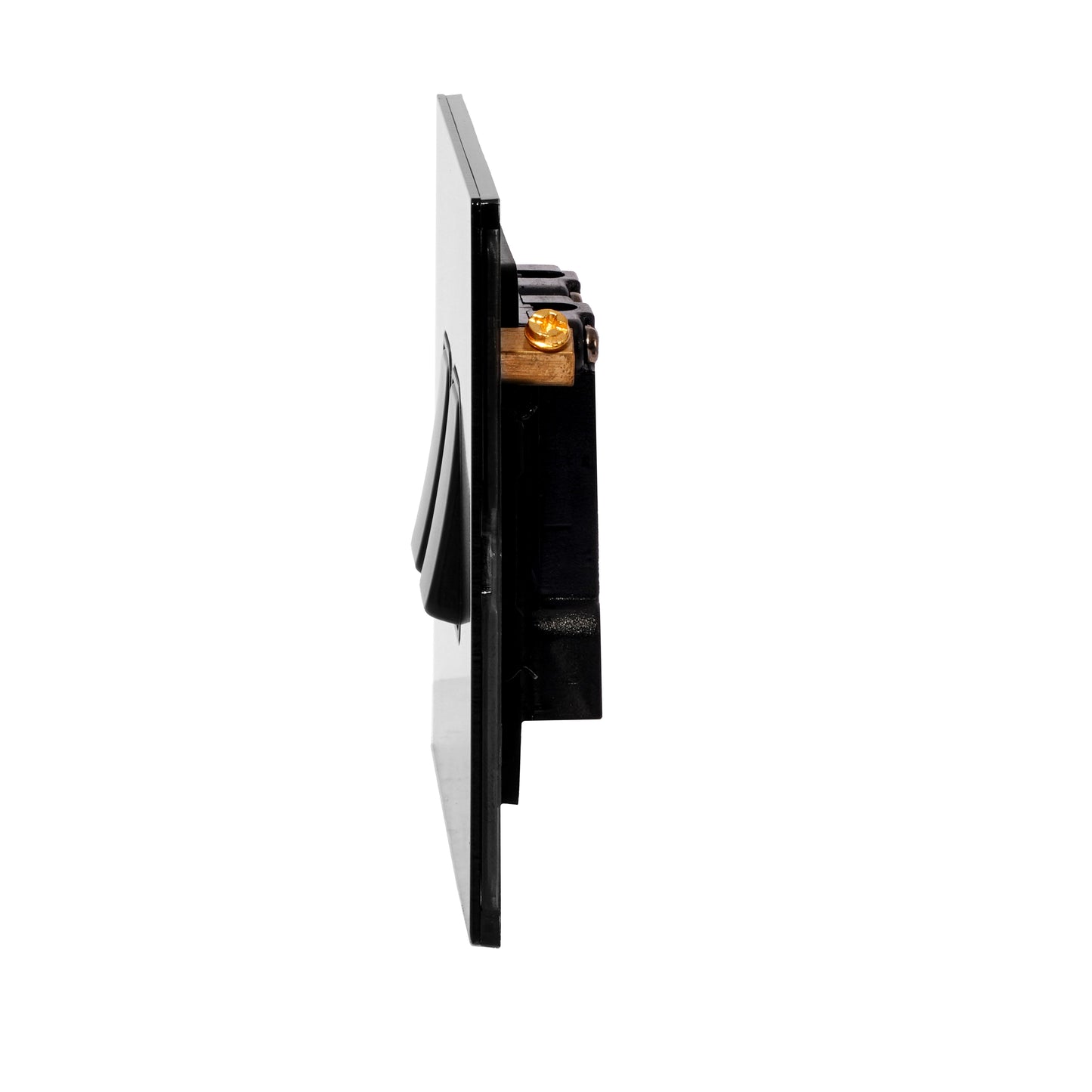 2 Gang 2 Way Switch – Rocker Button – Stainless Steel