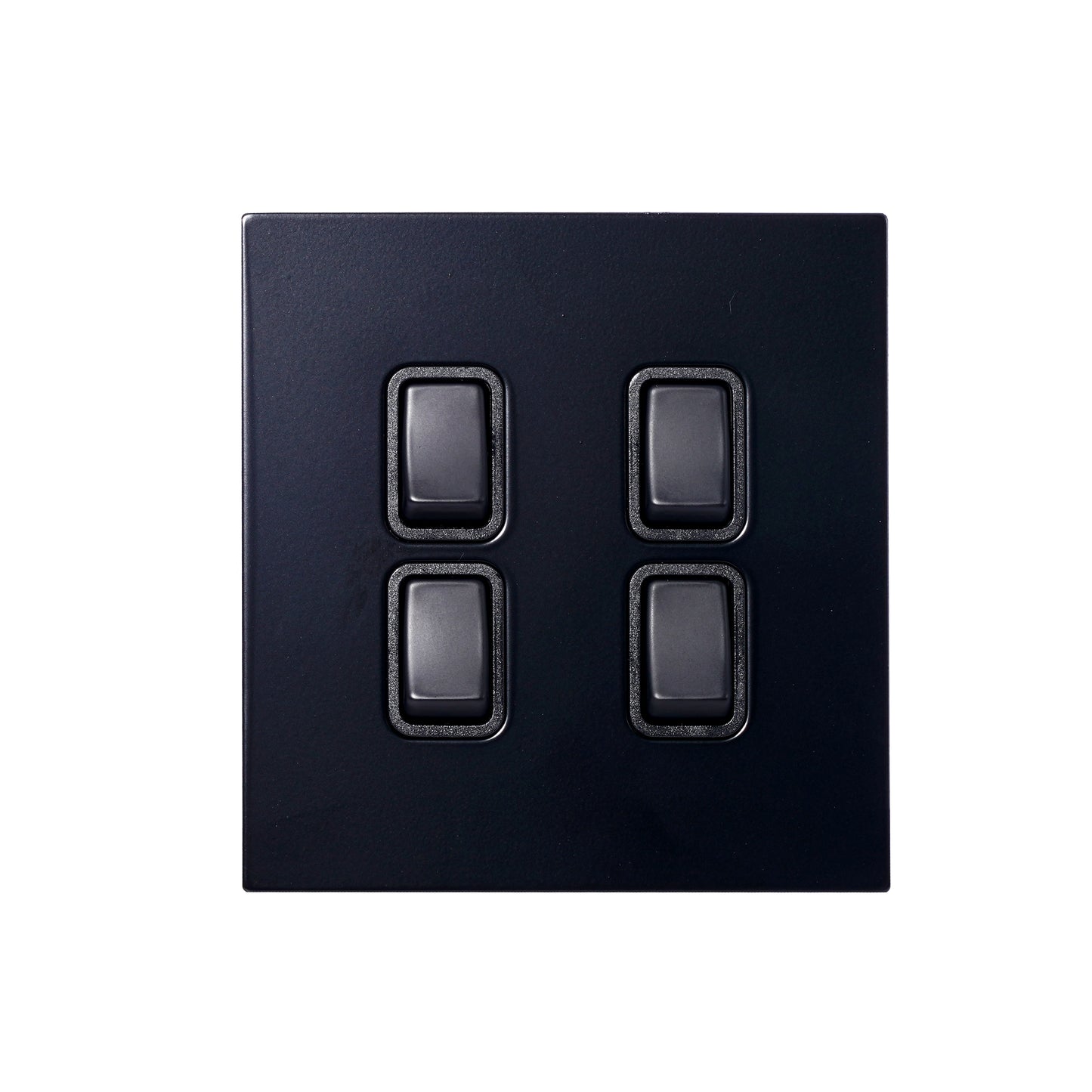 4 Gang 2 Way Switch (86) – Rocker Button – Stainless Steel