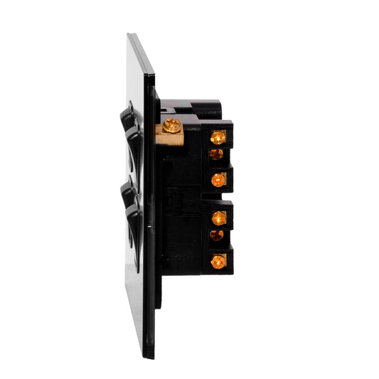 4 Gang 2 Way Switch (86) – Rocker Button – Stainless Steel