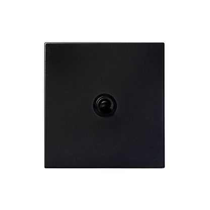 1 Gang 2 Way Switch – Knurled Toggle – Stainless Steel / Copper