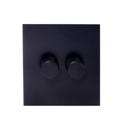 Double Light Dimmer – 2 x 500W Each – Stainless Steel