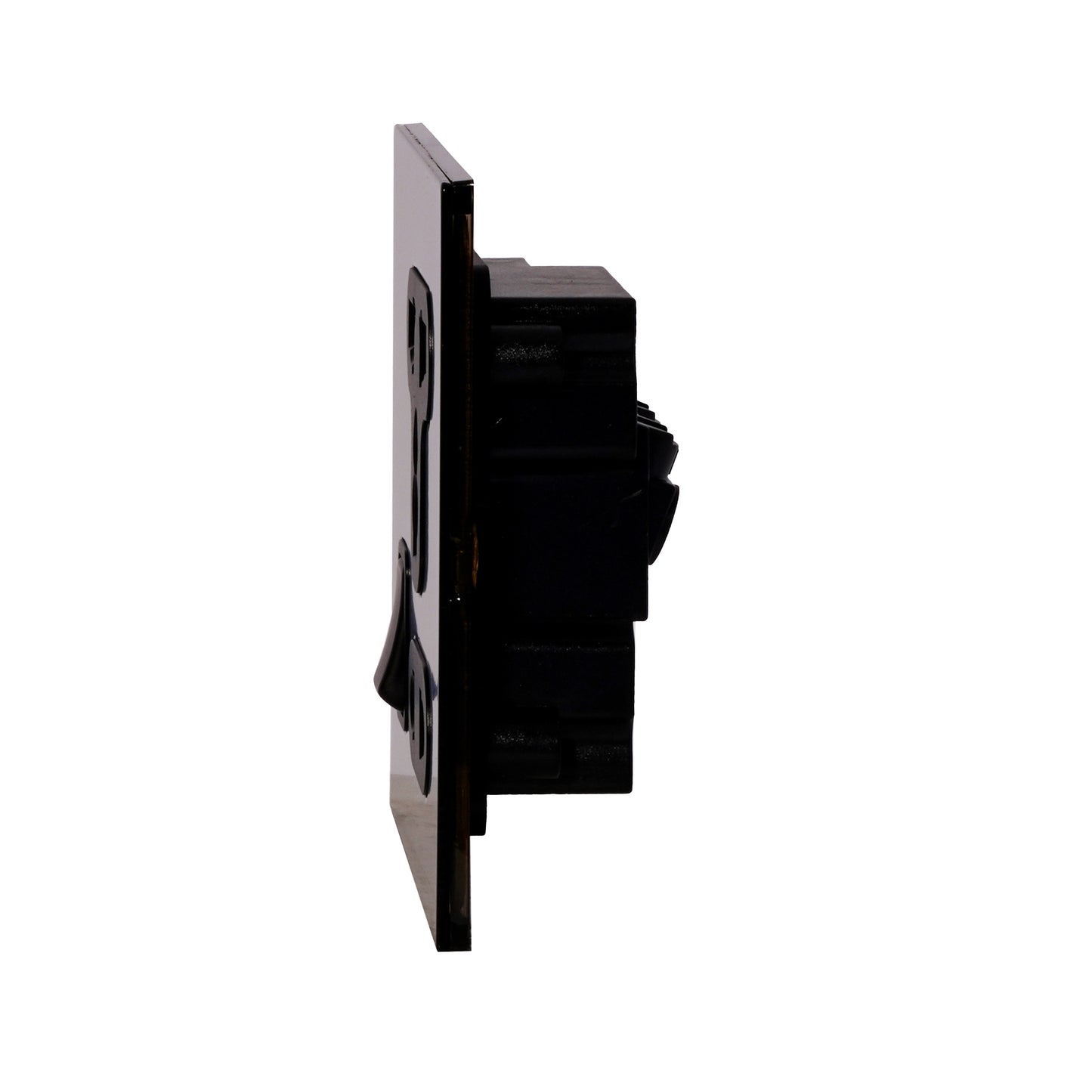 Single MF Socket 13A – On/Off – Stainless Steel