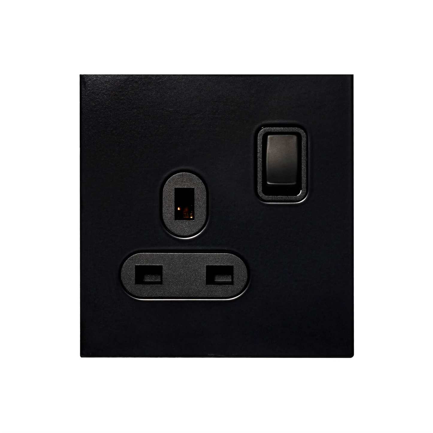 Single UK Socket 13A – On/Off – Stainless Steel