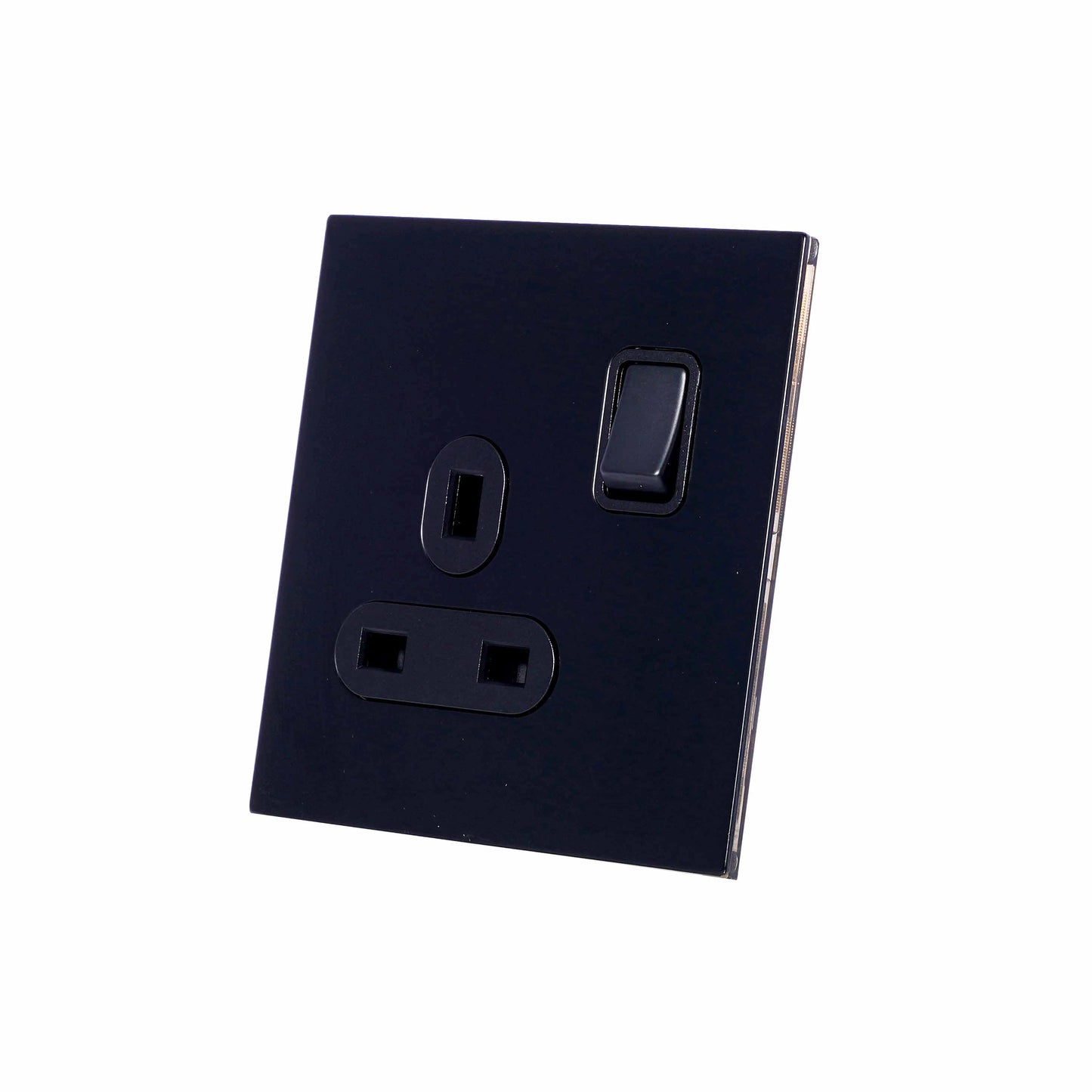 Single UK Socket 13A – On/Off – Stainless Steel