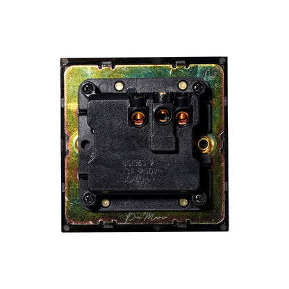 Single UK Socket 13A – On/Off – Stainless Steel