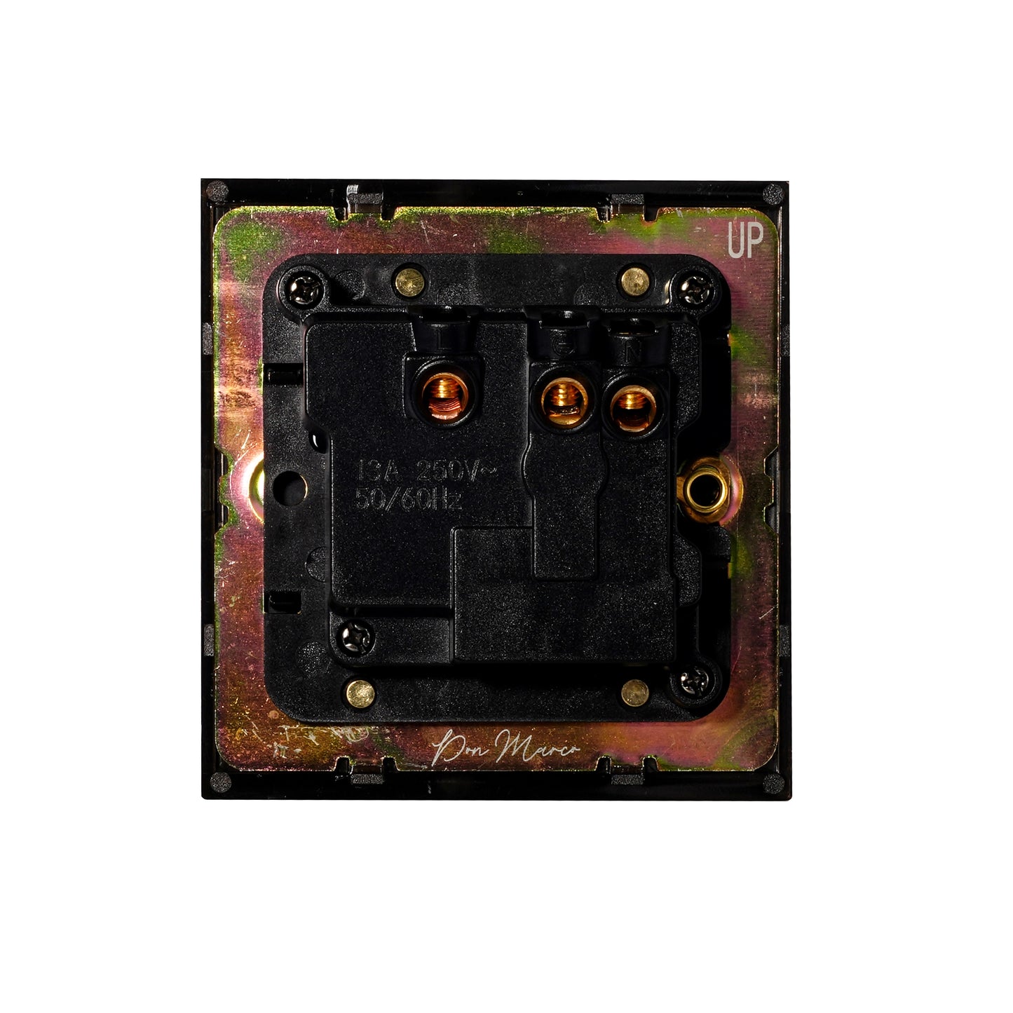 Single MF Socket 13A – On/Off – Stainless Steel