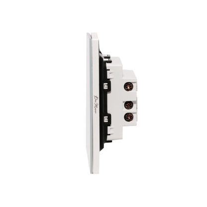 2 Gang 1 Way Switch – Ultra Thin Acrylic Glass