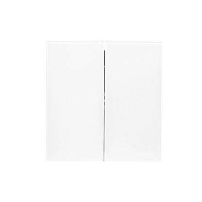 2 Gang 1 Way Switch – Ultra Thin Acrylic Glass