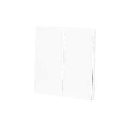 2 Gang 1 Way Switch – Ultra Thin Acrylic Glass