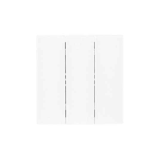 3 Gang 1 Way Switch – Ultra Thin Acrylic Glass