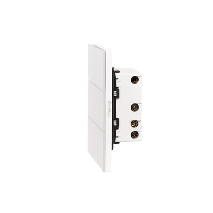 3 Gang 1 Way Momentary Switch – Ultra Thin Acrylic Glass