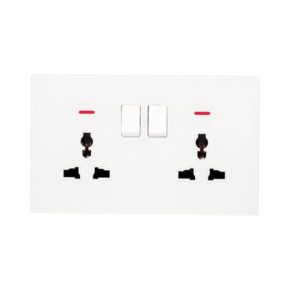 Double MF Socket 13A – Ultra Thin Acrylic Glass