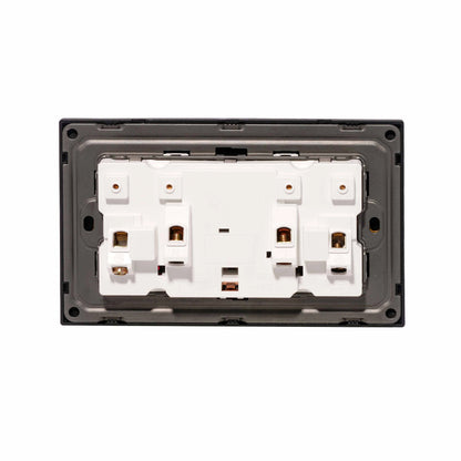 Double UK Socket 13A – Ultra Thin Acrylic Glass
