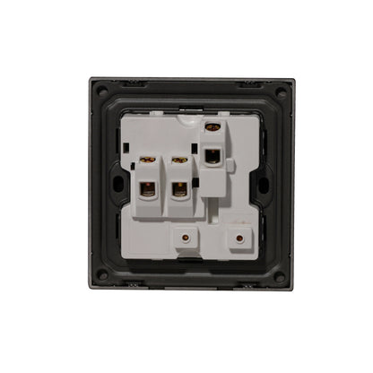 Single UK Socket 13A – Ultra Thin Acrylic Glass
