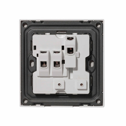 Single UK Socket 13A – Ultra Thin Plastic