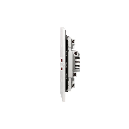 Double UK Socket 13A – Ultra Thin Plastic