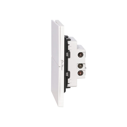 2 Gang 1 Way Switch – Ultra Thin Plastic