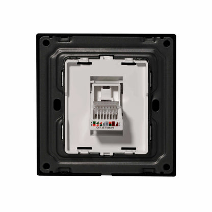 Double Computer Socket – (RJ45/CAT6) – Ultra Thin Plastic