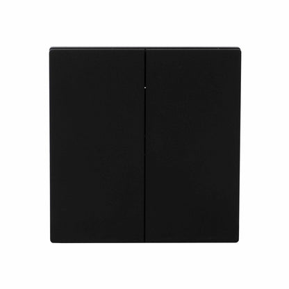 2 Gang 1 Way Switch – Ultra Thin Plastic