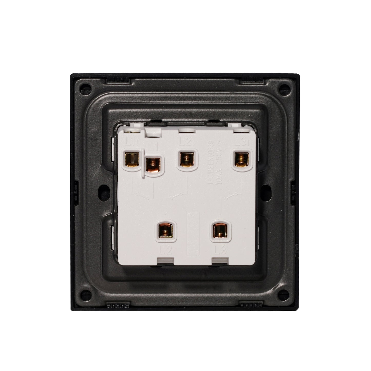 3 Gang 1 Way Switch – Ultra Thin Plastic