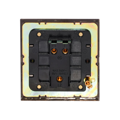 Door Bell Switch - Plain Toggle - Stainless Steel / Copper
