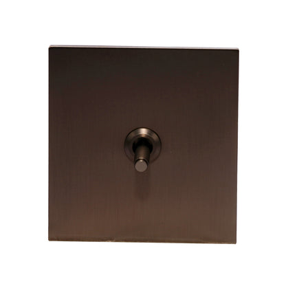 Door Bell Switch – Knurled Toggle – Stainless Steel / Copper