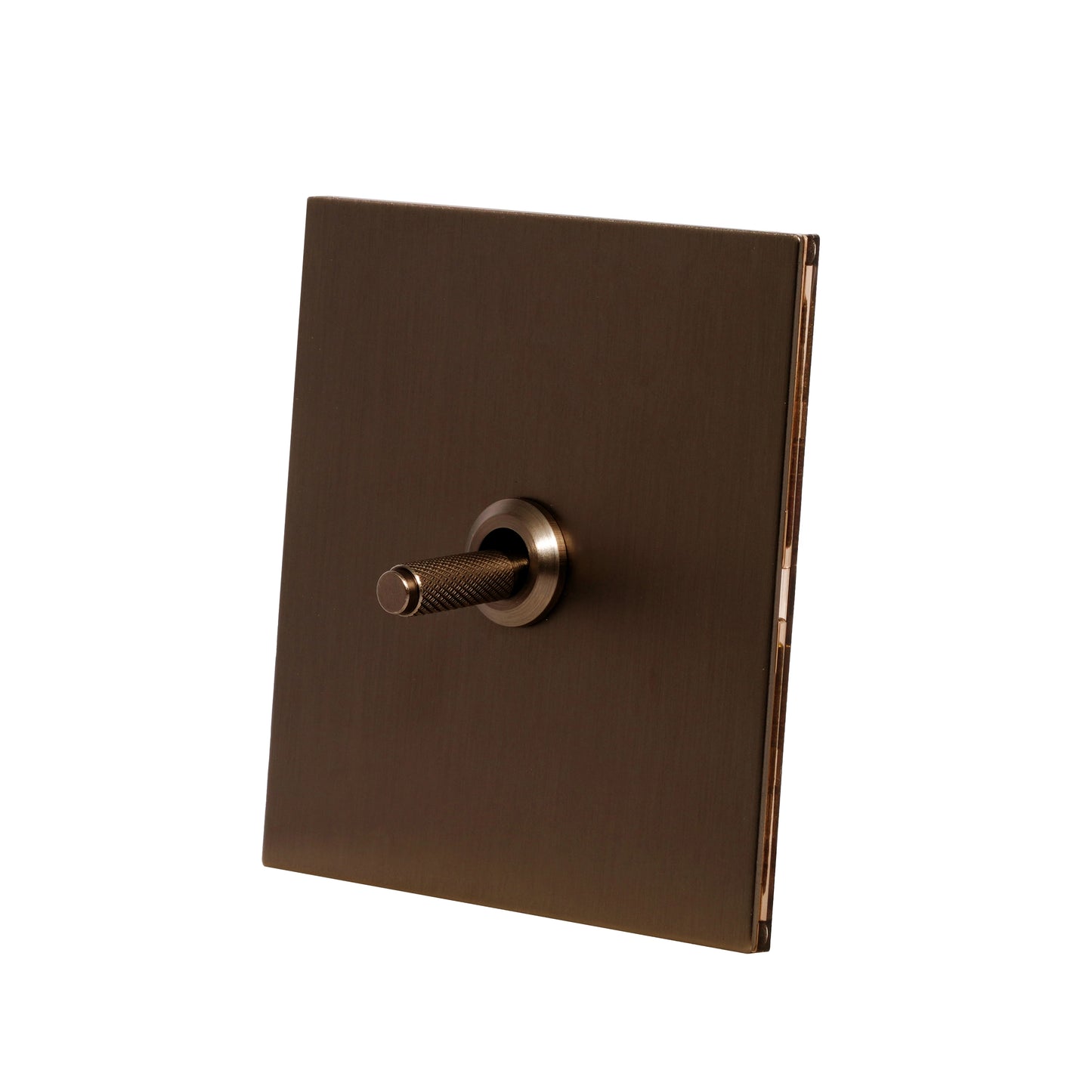 1 Gang Intermediate Switch – Knurled Toggle – Stainless Steel / Copper