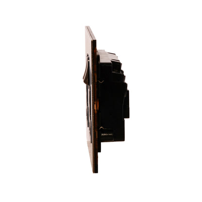 Double MF Socket 13A – On/Off – Stainless Steel